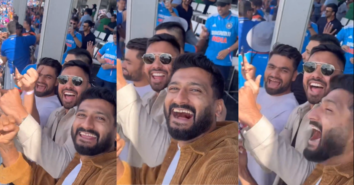 Rinku Singh Avesh Khan and Khalil Ahmed celebrated Team India victory in the stadium IND vs PAK