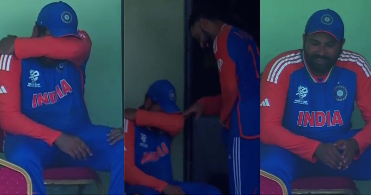 फाइनल में पहुंचते ही Rohit Sharma के छलक आए आंसू, तो विराट कोहली ने कंधे पर रखा हाथ, दिल छूने वाला VIDEO वायरल