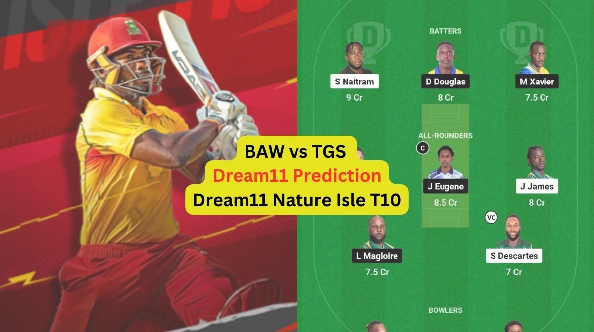 BAW vs TGS Dream11 Prediction in Hindi