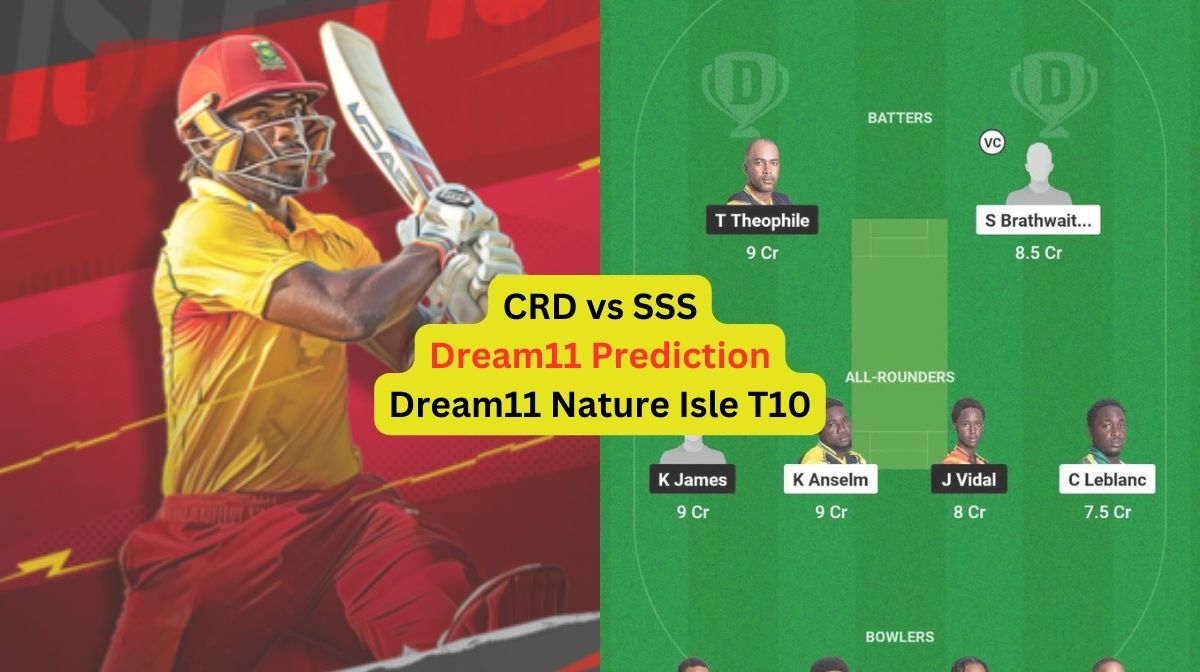 CRD vs SSS Dream11 Prediction in Hindi