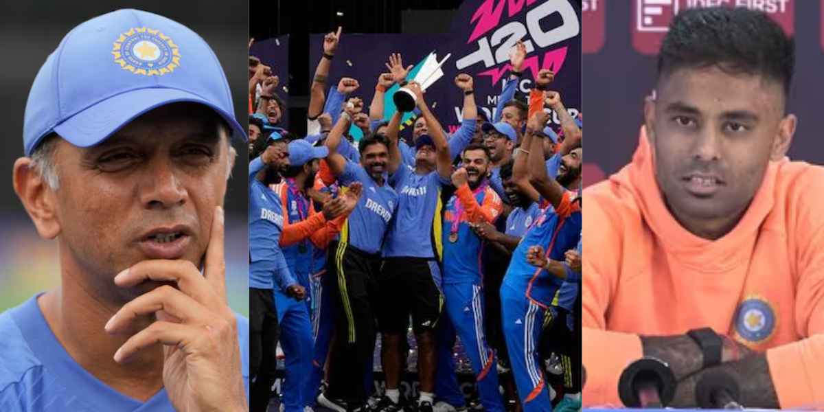 After winning T20 World Cup 2024 suryakumar-yadav made a big revelation about Rahul Dravid's coaching decision