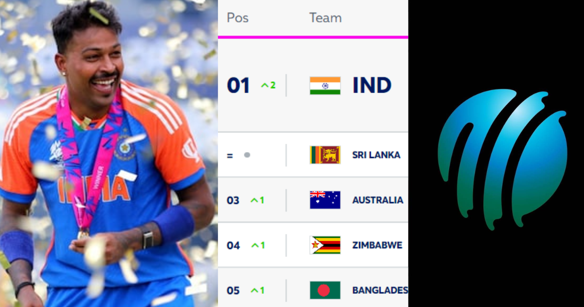 विश्व कप 2024 के बाद Hardik Pandya ने ICC रैकिंग्स में गाड़ा झंडा, इन 2 दिग्गजों को पछाड़ बने नंबर-1