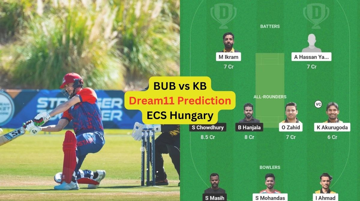 BUB vs KB Dream11Team