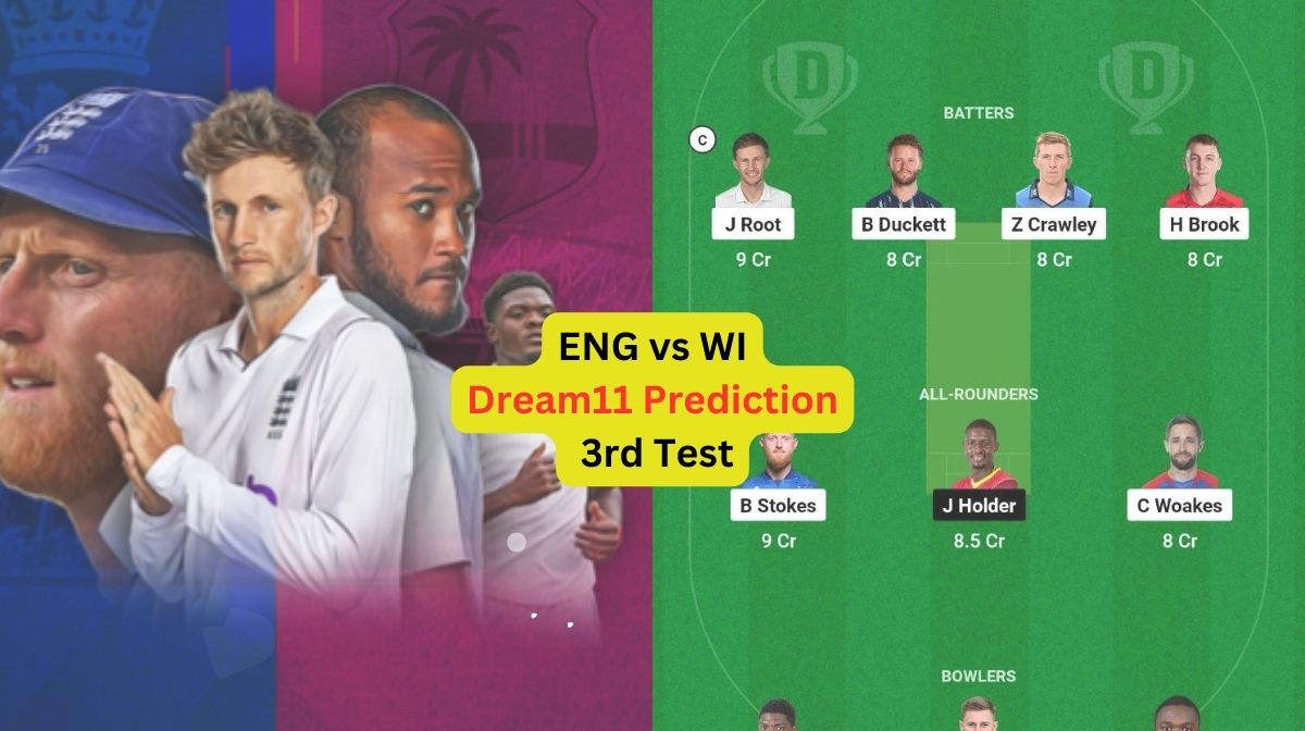 ENG vs WI Dream11 Prediction in Hindi