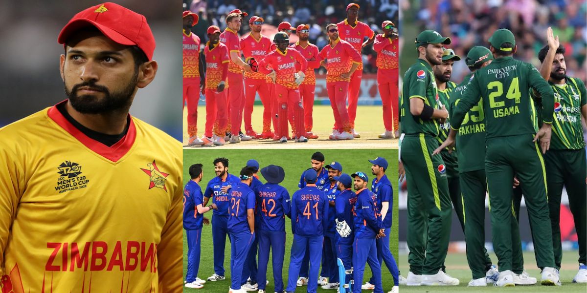 zim-vs-ind zimbabwe announced 17 member team against india for t20 series pakistani origin player antum naqvi get chance