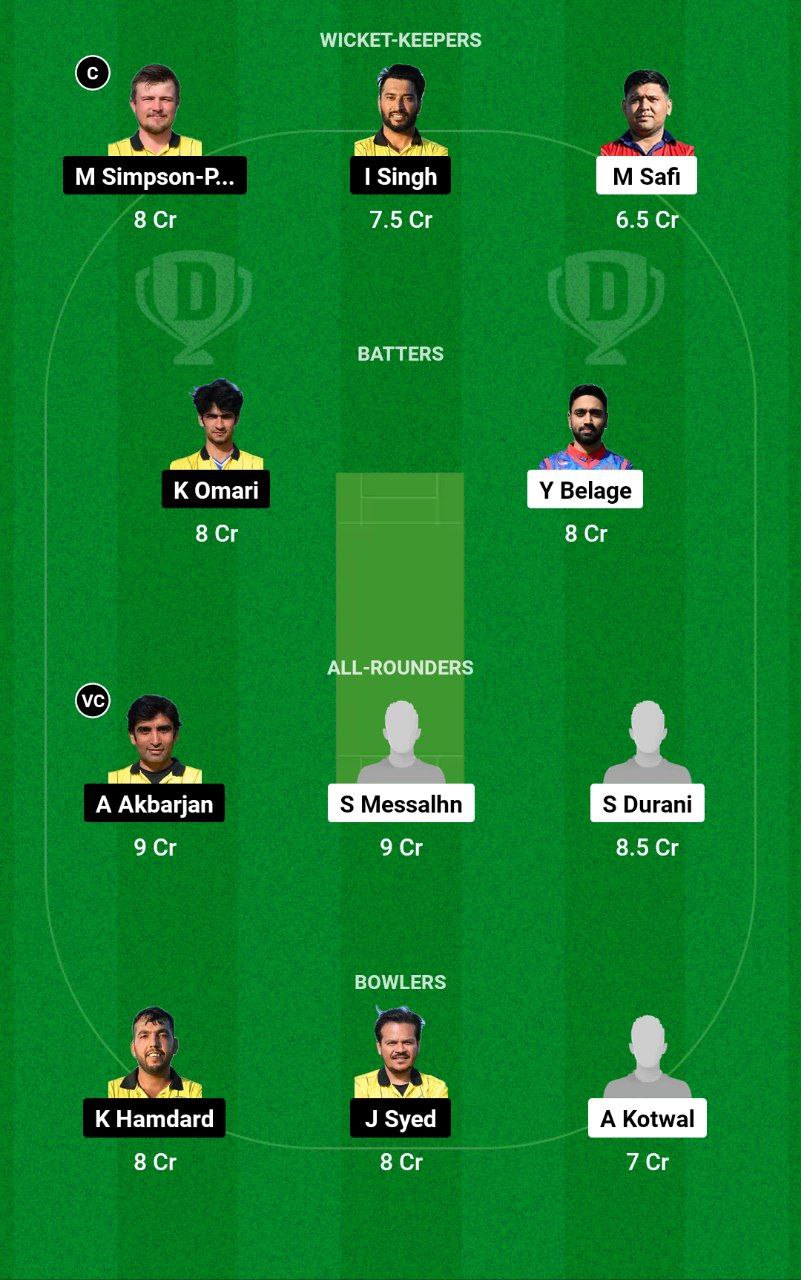 GCA vs VCC Dream11 Prediction