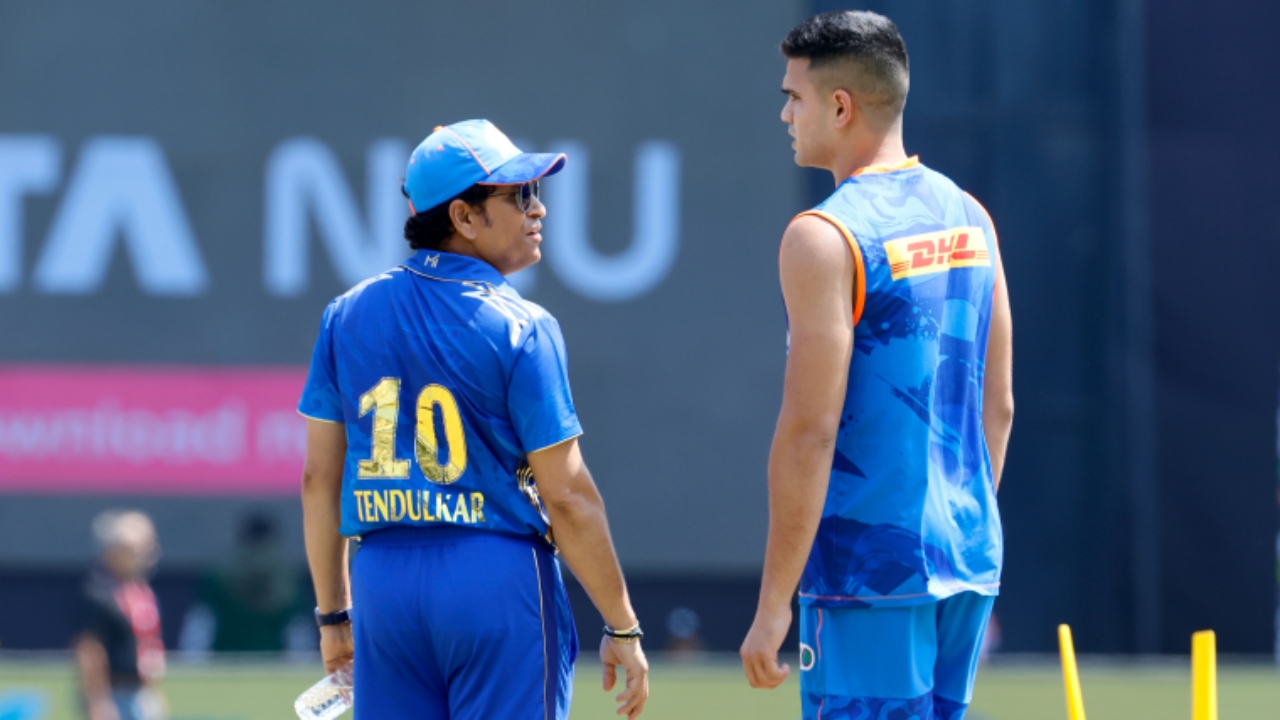 Sachin Tendulkar and Arjun Tendulkar