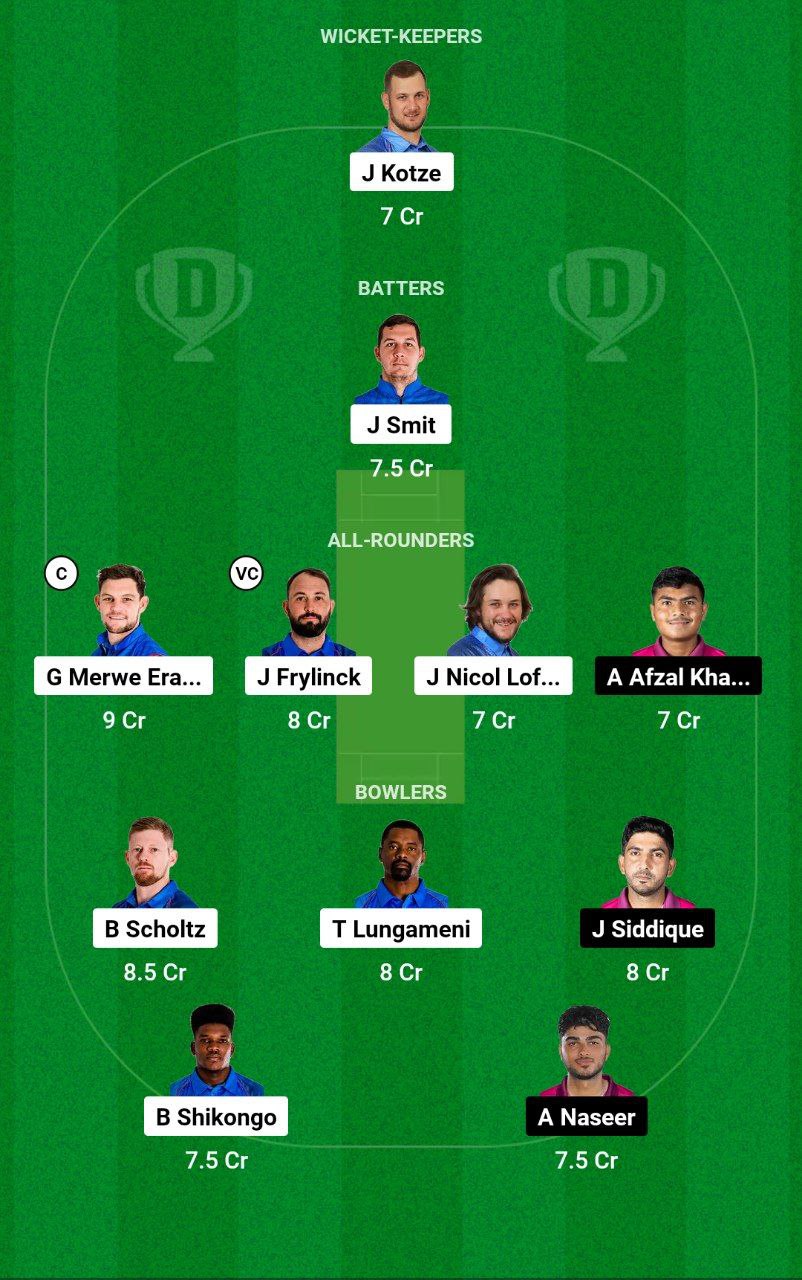 NAM vs UAE Dream11 Prediction