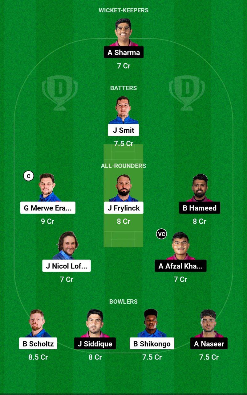 NAM vs UAE Dream11 Prediction