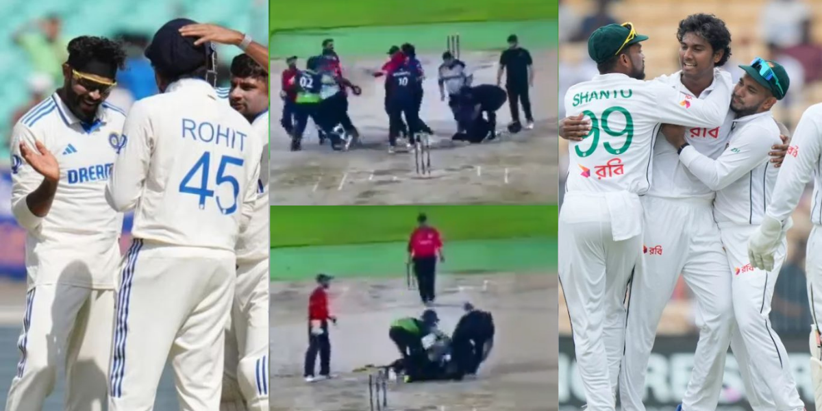 during ind vs ban test players fight in mcc weekday bash xix league video went viral