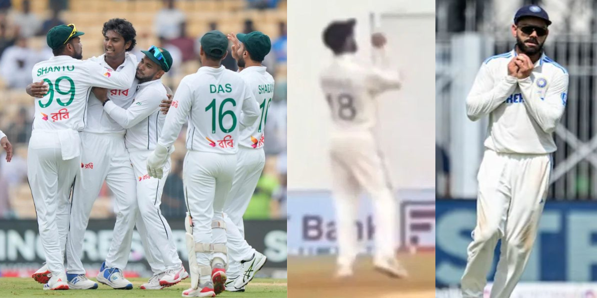 ind vs ban virat-kohli did Nagin dance against Bangladesh in Chennai Test video went viral