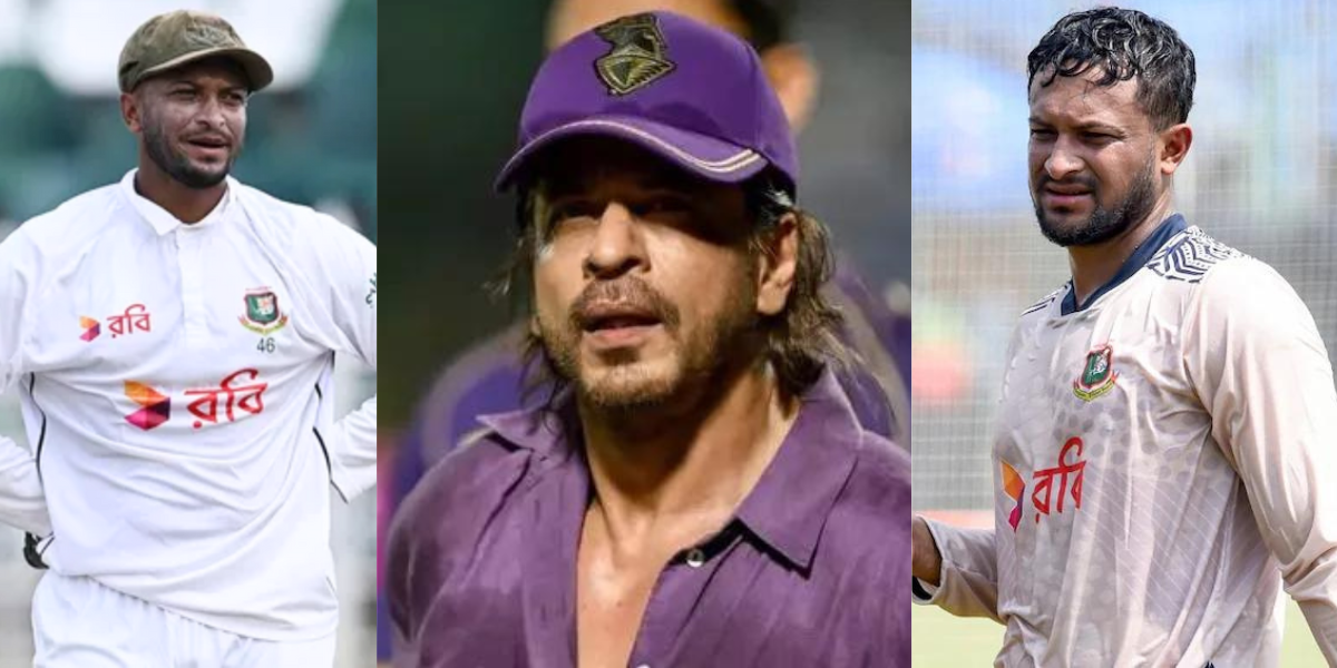 shakib-al-hasan gave a sensational statement amidst the murder charges said KKR owner shah rukh had helped